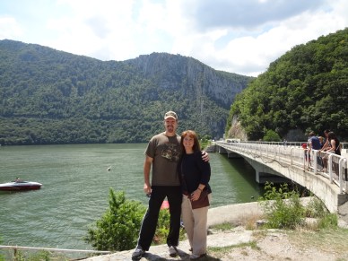 2nd Man and I at the banks of the Danube River