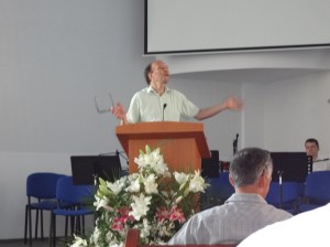 Morning Devotion time in Severin church