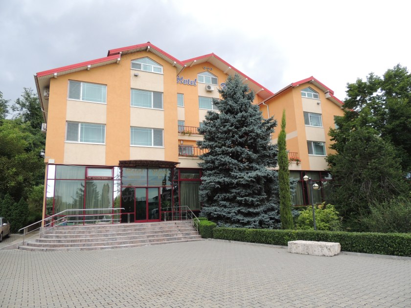 The Hotel Flora where our group stayed.